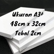 Styrofoam size A3+ (48X32) 2 cm thick Styrofoam sheet board