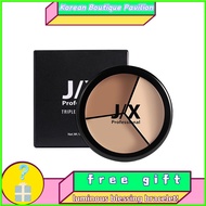 J/X Professional Triple Concealer /jx Three-color Concealer Pan to Cover Spots/ Acne Marks/ Dark Cir