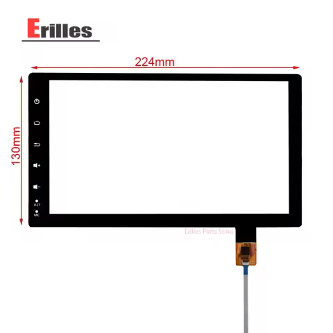 New 9 inch 6 pin 224mm*130mm touch screen For BMW E39 E46 GT911 GT911 STC-911-2 ZP2329 SSET 04-01-09