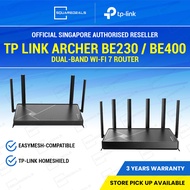 TP Link Archer BE230 / BE400 BE3600 BE6500 Dual-Band Wi-Fi 7 Router