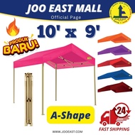 10' x 9' 🔥28KG Foldable [ A SHAPE ] Canopy Set [ JOO EAST ] Kanopi Pasar Malam [ Gazebo ]