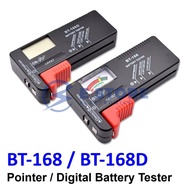 BT-168 / BT-168D / BT-168PRO Battery Tester Universal Battery Checker for AA AAA C D 9V 1.5V Button