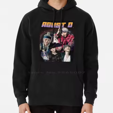 Suga Yoongi Agust D Bootleg Hoodie Sweater 6xl Cotton Pack Initials Namjoon Jimin Jungkook Hobi Taeh