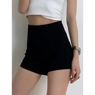 High-waisted stretch dance shorts, beautiful quality, flattering zipper waistband - 247store - Quan5