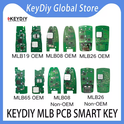 KeyDiy MLB smart key PCB 434MHZ MLB08 OEM MLB08 Non-OEM MLB19 OEM MLB26 OEM MLB26 Non-OEM MLB65 OEM 