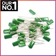 50PCS Polyester Film Capacitor 100V 1nF 2.2nF 10nF 33nF 47nF 82nF 100nF 2A102J/152/222/332/472/562/6