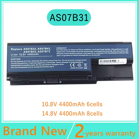 New 4400mAh Laptop battery For Acer Aspire 7540 7540G 7720 7720G 7720Z 7720ZG 7730 7730G 7730Z 7730Z