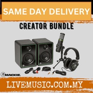 Mackie Creator Bundle With EM-USB Microphone, CR3-X Monitors, MC-100 Headphone And Mic Stand (EM USB