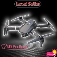 Drone E88 Pro Mini RC Quadcopter Foldable 3 Drone Battery With Camera Wifi FPV Drone Dron Drones Mul