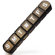 XL Weekly Pill Box Organizer 7 Day, 1 Week Jumbo Pill Dispenser Case One Time a Day, MOLN HYMY Daily