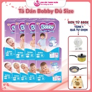 Super Dry Bobby Diapers / Diapers All Sizes NB70+4 S80 M76 L68 XL62 XXL56 for Newborn Babies Up to 2