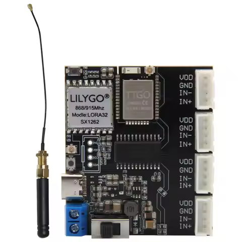 T-Weigh ESP32 T-Micro32 LoRa SX1262 Wireless Module 4-Group 4-Way HX711 Support 868Mhz 915Mhz Develo