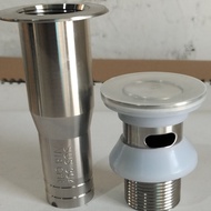 Odo Stainless Steel 304 Material Split Drainer Can Medicine Test 7.5 Body Length 12.5 Cap Length Hol
