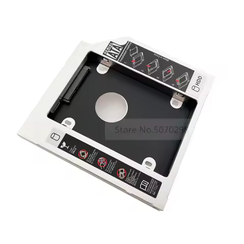 12.7mm 2nd HDD SSD Hard Drive Optical Caddy Frame Adapter for Asus X75V X52J G750JZ-T4023H G750JZ K5