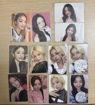 itzy小卡特典中簽pob，yuna，lia，ryujin，yeji