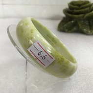 [HCM]Vòng tay cẩm thạch bản 2 cm cho nam màu vàng chất ngọc serpentine của Việt Nam đủ size ( từ 5.0