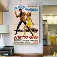 Elvis Presley In Speedway Canvas Painting Mural Poster Wall Art Bedroom Living Room Modern Dress