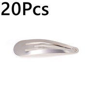 【Free Shipping】20Pcs กิ๊บติดผมกิ๊บติดผมโลหะสีเงิน Y2k สำหรับผู้หญิงหญิงสาวเครื่องประดับ DIY ทำเครื่อ