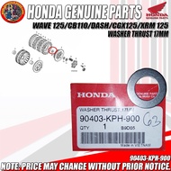 (100% ORIGINAL) W125 DASH WASHER THRUST 17MM // 90403-KPH-900 // WASHER PRIMARY GEAR BESAR
