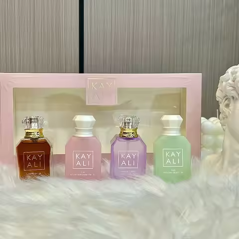 KAYALI Arabic Perfume Set 4x30ml Long Lasting Unisex Mini Fragrance Collection Sweet Vanilla Orienta