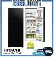 [Free Gift] Hitachi R-VGY480PMS0 [390L] Two Glass Door Fridge | Free BORO Vacuum Container Gift Set (worth $119)