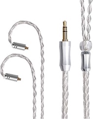 FEDAI Audio Earphone Cable 8 Core Silver Plated Replacement Cable, MMCX Cable Detachable Earphone Ca