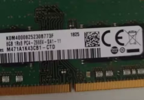 For DDR4 8G 2667 1RX8 PC4-2666V M471A1K43CB1-CTD notebook