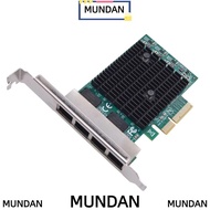MUNDAN 2.5 GigabitEthernet Interface Adapter, RTL8125BG Chip 1/2/4 Port 2.5G PCIe  Card, Hot Desktop