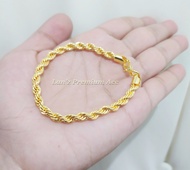 Lanz Gelang Dewasa Tambang (emas) Titanium 23K