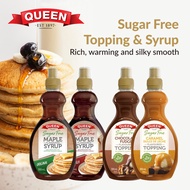 Queen | Sugar Free Maple Flavoured Syrup Sugar Free Topping 355ml Topping Tanpa Gula Sirap Perisa Ma
