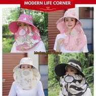 Topi Perempuan/UV Protection/Topi Memancing/Kebun