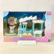 Fennec Fox Baby: Sylvanian Floating Cloud Rainbow Train-Dollhouse