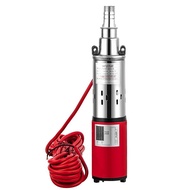ปั้มบาดาลสกรู/ปั้มบาดาลใบพัดx5 NAKITA 12v/24v/48v Submersible 1500 ลิตร/ชม!! ท่อออก1 สแตนเลสไม่เป็นส