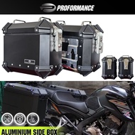 PROFORMANCE Aluminium 18L Side Box for motorbike All Big Bike (Right - Exhaust Pipe Side)