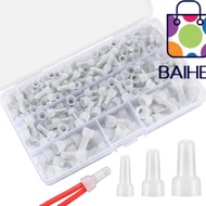 BAIHEE 250 Pcs Closed End Wire Connector, 16-14 12-10GA Crimp Terminal, Connectors 22-16 AWG Gauge W