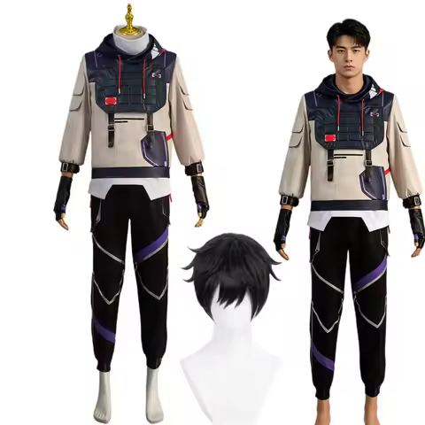 Game Valorant Iso Cosplay Costume Full Set Valorant Iso Cosplay Costume Outfits