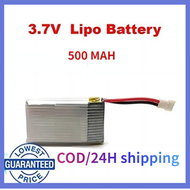 3.7V 500MAh Lipo Lithium Rechargeable Battery 2Pin Plug For H107 H31 KY101 E33C E33 U816A V252 H6C R