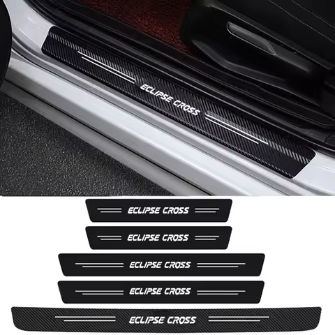 Car Door Threshold Protective Decals Trunk Strip for Mitsubishi Eclipse Cross Logo Doorsill Trim Ant