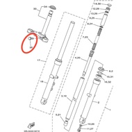 RXZ/ RXZ Catalyze Screw Ikat Fork T(1biji)/Steering stem Bolt(1pcs) (100% Original Yamaha) 1M3-F3346