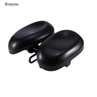 Ronyme Split-pad Bike Seat Ergonomic No-nose Two-wheeler Saddle 24.6 Cm 17.5 Cm