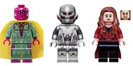 Lego Marvel 人仔 - 76032 Ultimate Ultron / 76051 Scarlet Witch / 76103 Vision (留意內容)