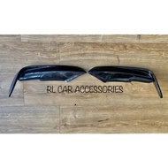 BMW F30 M sport front bumper carbon fiber canard fin air duct lip cover canards spoiler lips bodykit