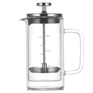 Double Layer High Borosilicate Glass Press Pot Press Filter Coffee Apparatus French Coffee Pot with