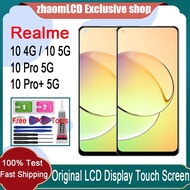 Original AMOLED Realme 10 4G 5G 10 Pro 5G 10 Pro Plus 5G LCD Display Touch Screen Replacement