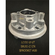 Yamaha Lc135 4s V1-V7 Lagenda110zr Srl110-z Sprocket hub set Rear sprocket hub