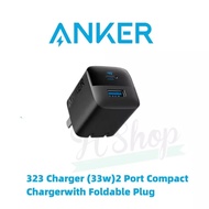 Sạc Anker USB C sạc 323 (33W) sạc 2 cổng nhỏ gọn có phích cắm gấp gọn cho 14/14 Plus/14 Pro/14 Pro M