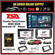 🆕1K Screen 2+32GB 4G 8-CORE🆕 TSA Toyota Yaris 2022 - 2023 Android 10'' inch DSP/QLED/CARPLAY Car Pla