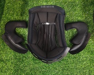 GRACSHAW G535/G555 DOUBLE VISOR GEOMAX & GENNEX PADDING SET/SPONGE 3 PCS (INNER PADDING + CHEEK PADD