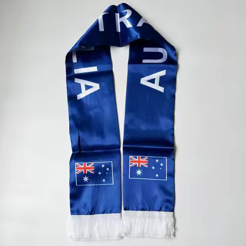 Australia Flag Scarfs 14x130cm Australia Flag Scarf Fan Scarf World Cup Scarf Sports Holiday Decorat