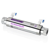 iSpring UVF11B UV Ultraviolet Light Water Filter UV lamp 11W 1 GPM ตัวกรองแสง UV Smart Flow Control Switch Eliminate bacteria and other microorganisms in water 220V 10-INCH